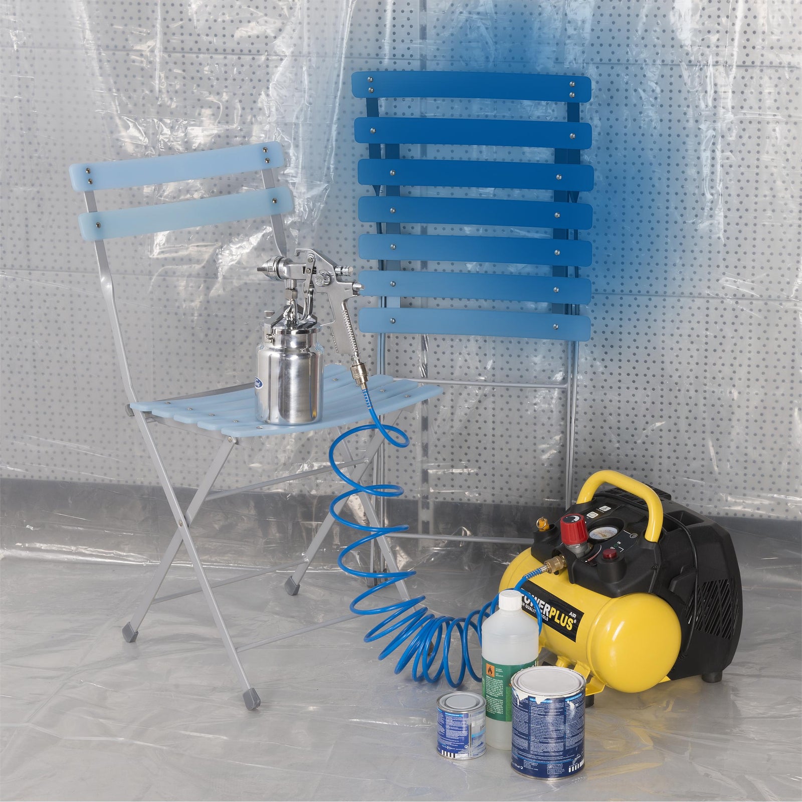 Beskyttelses overdækning 0,1 mm 6 m x 6 m