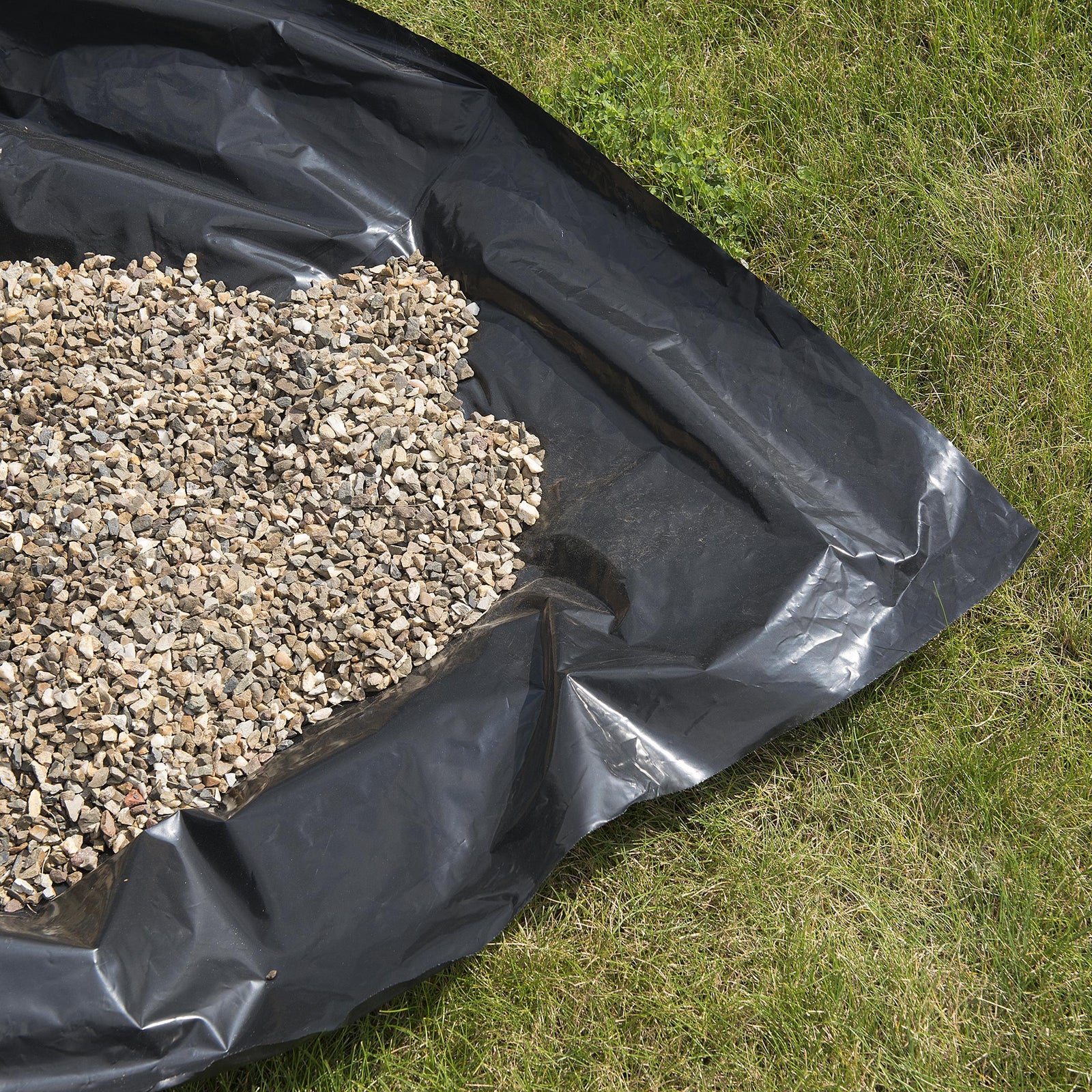 Beskyttelses overdækning sort 0,1 mm 4 m x 6 m