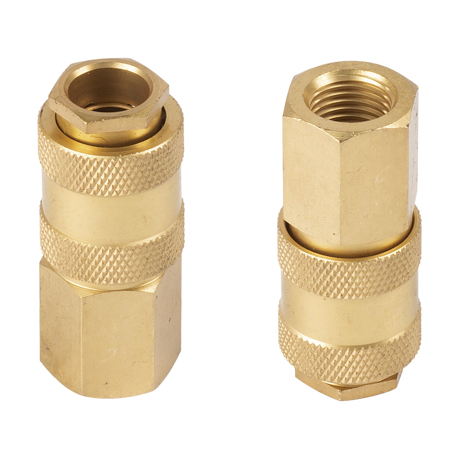 Universal hun-lynkobling 1/4" med indvendigt gevind – 2 stk.