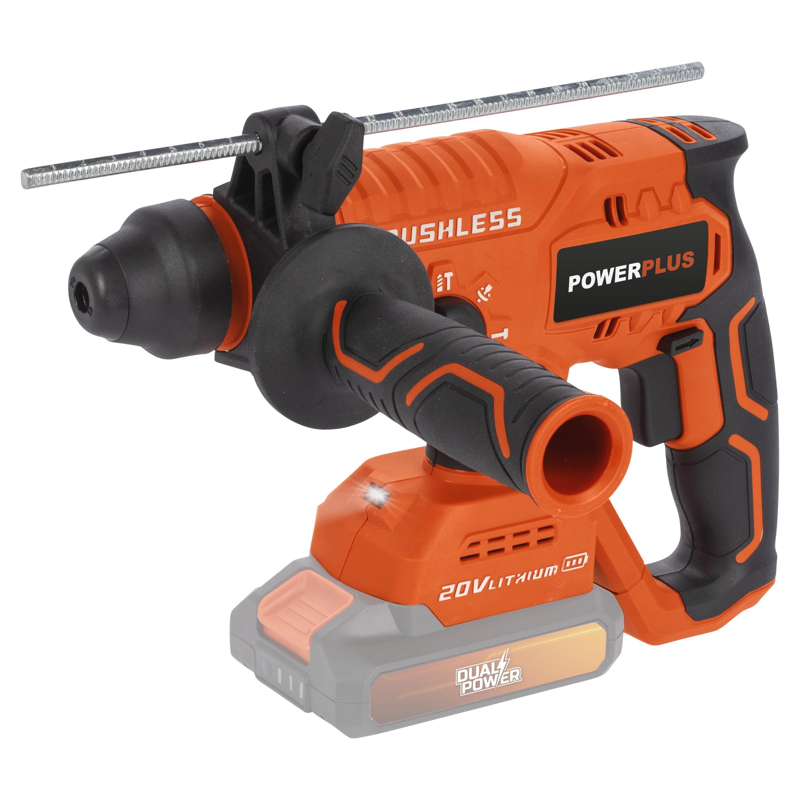 Borehammer 3 Joule 20 V (Uden batteri)