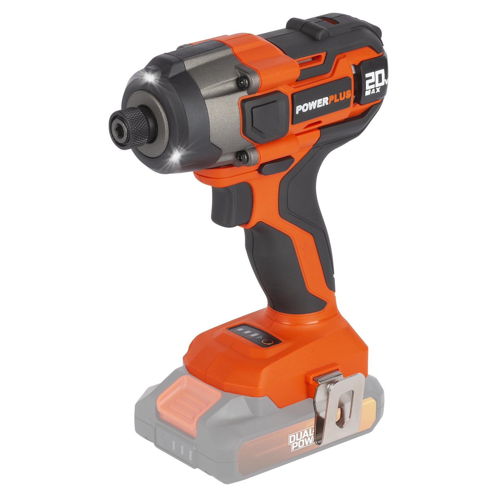 Slagskruetrækker 1/4'' 180 nM 20 V (Uden batteri)