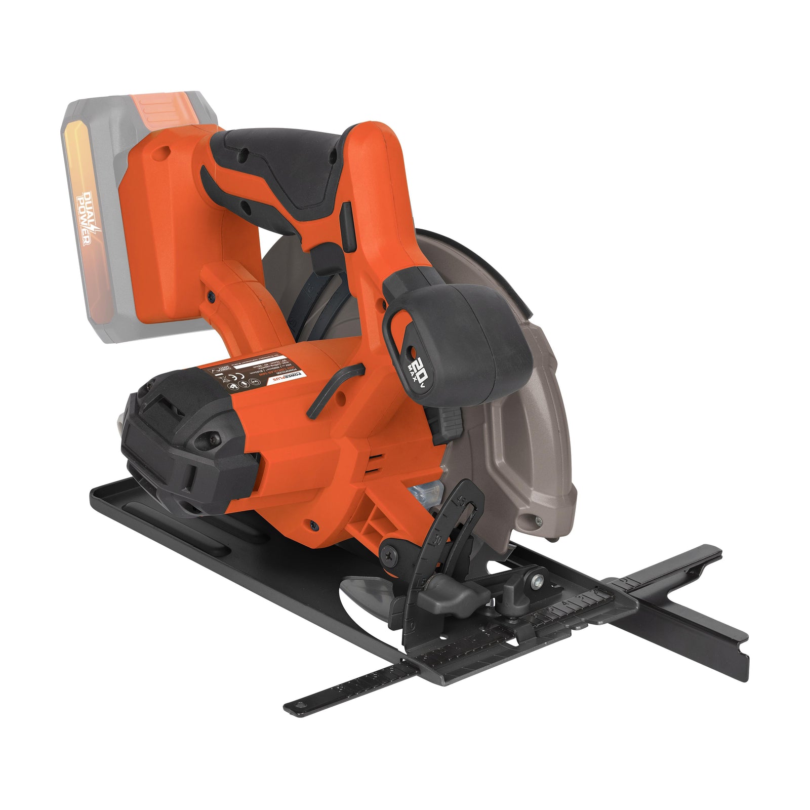 Rundsav med 165 mm klinge UDEN batteri