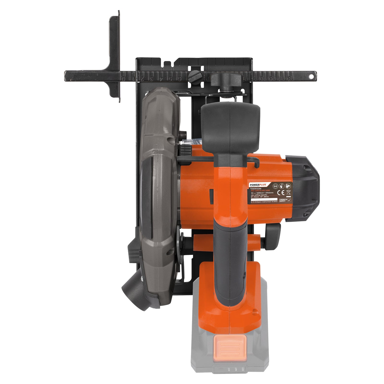 Rundsav med 165 mm klinge UDEN batteri
