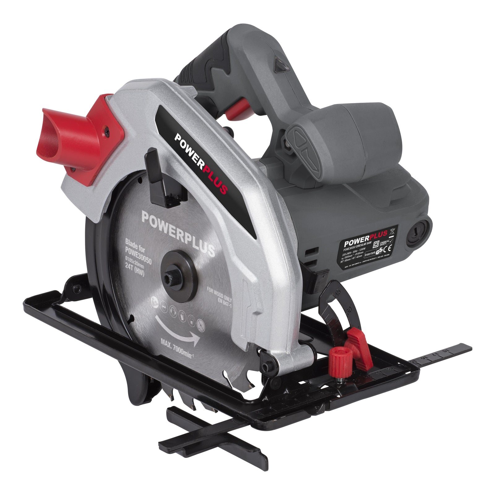 Rundsav 1200 W med klinge Ø185 mm