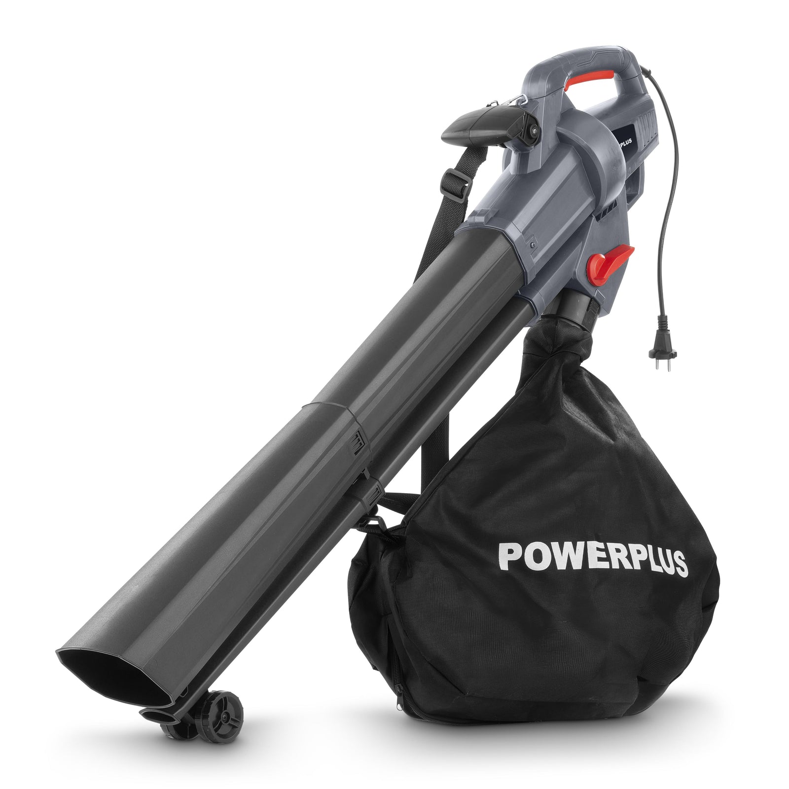 Løvblæser og løvsuger 3.300 W med kværn og 40 l opsamlingssæk