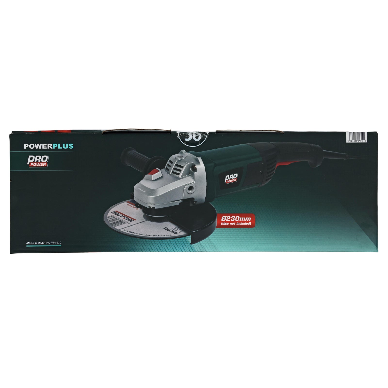 Vinkelsliber 230 mm - 2300 Watt (Uden skive)