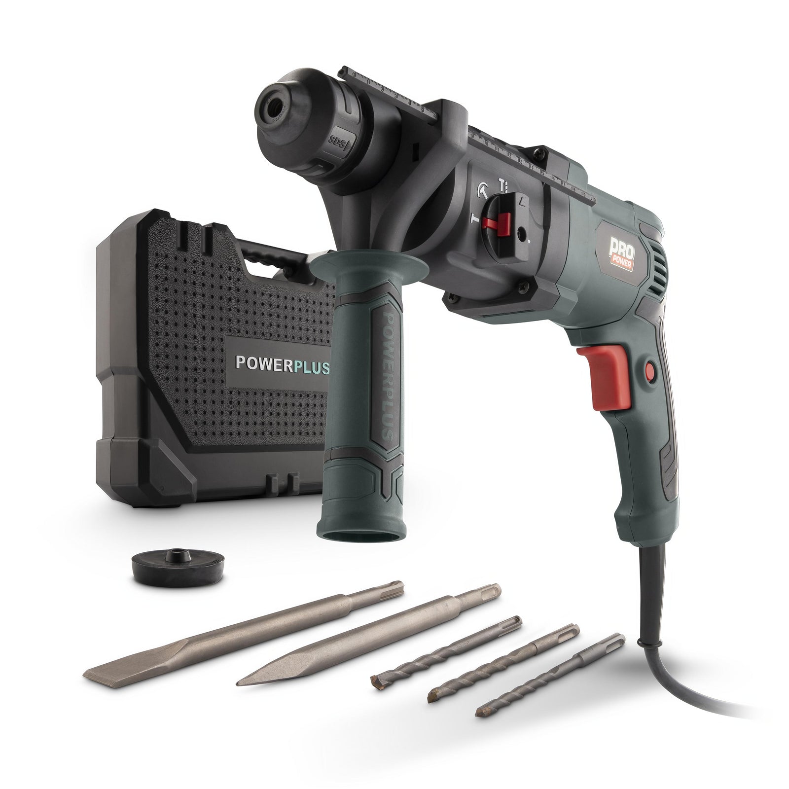 Borehammer 800 watt i kuffert