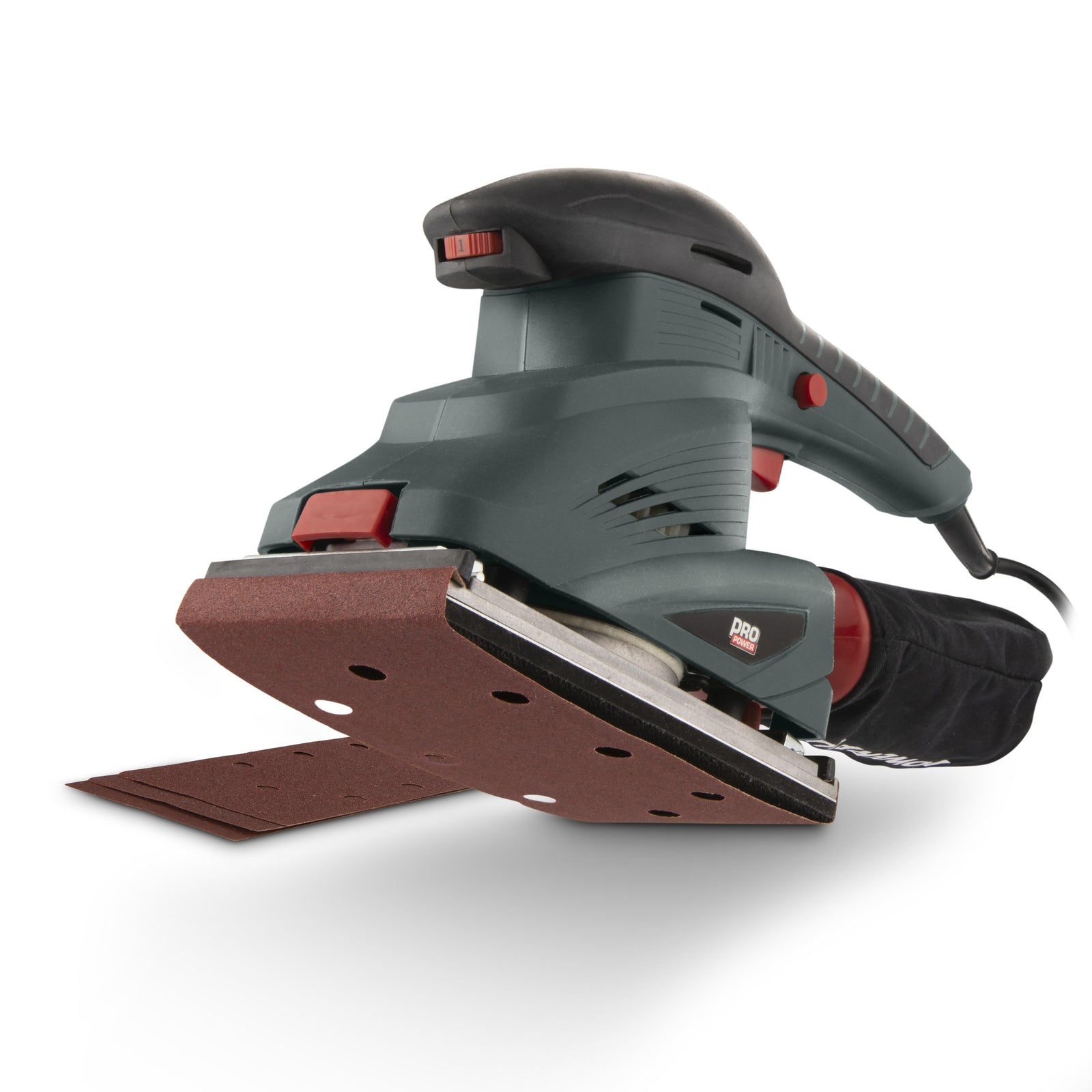 Rystepudser 250 Watt i kuffert + 5 papir
