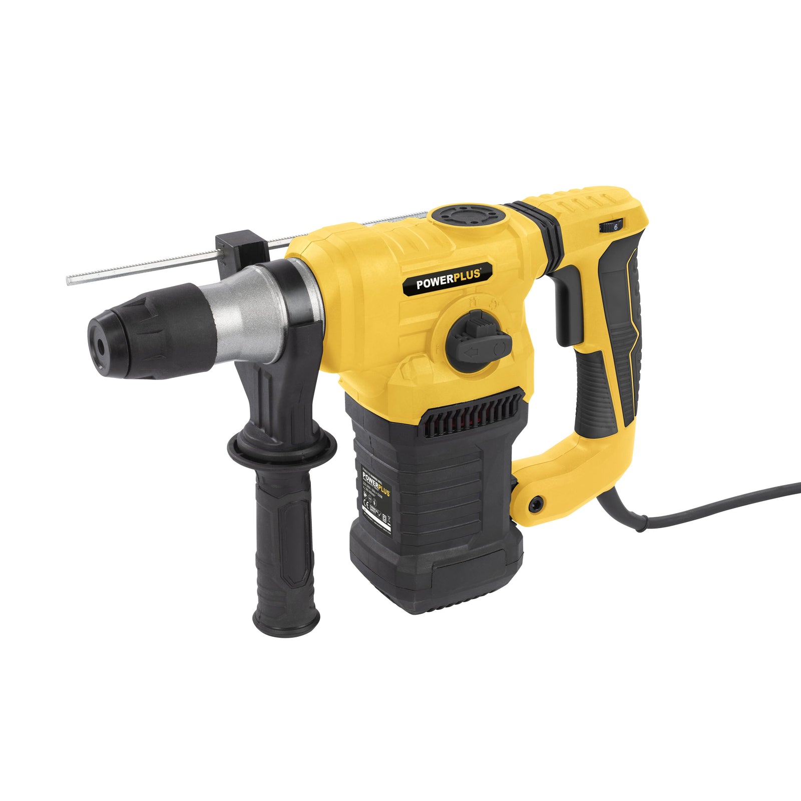 Borehammer i kuffert + 17 dele 5J/1500 W