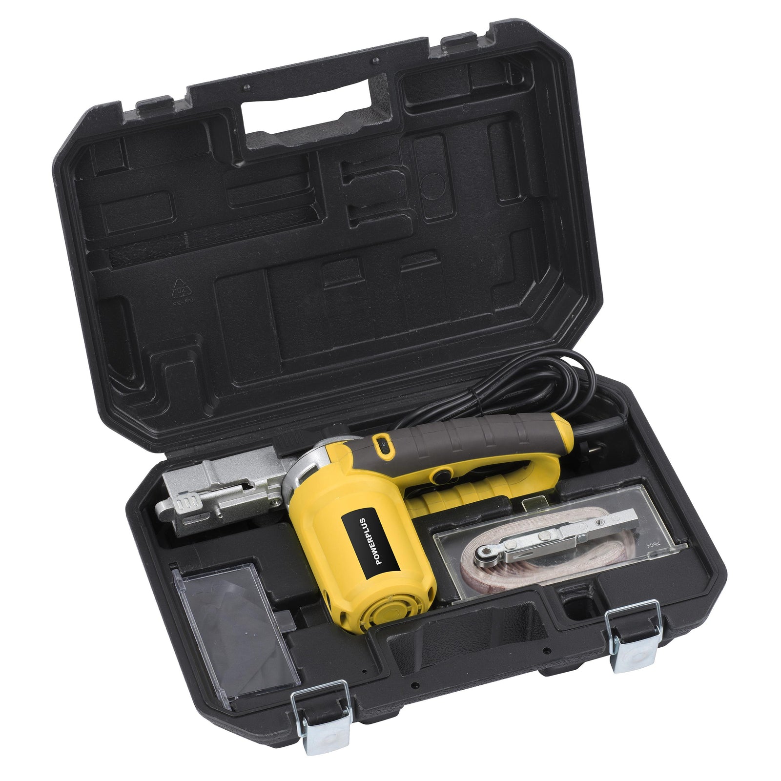 Båndfil 400 W til slibebånd 13 × 457 mm