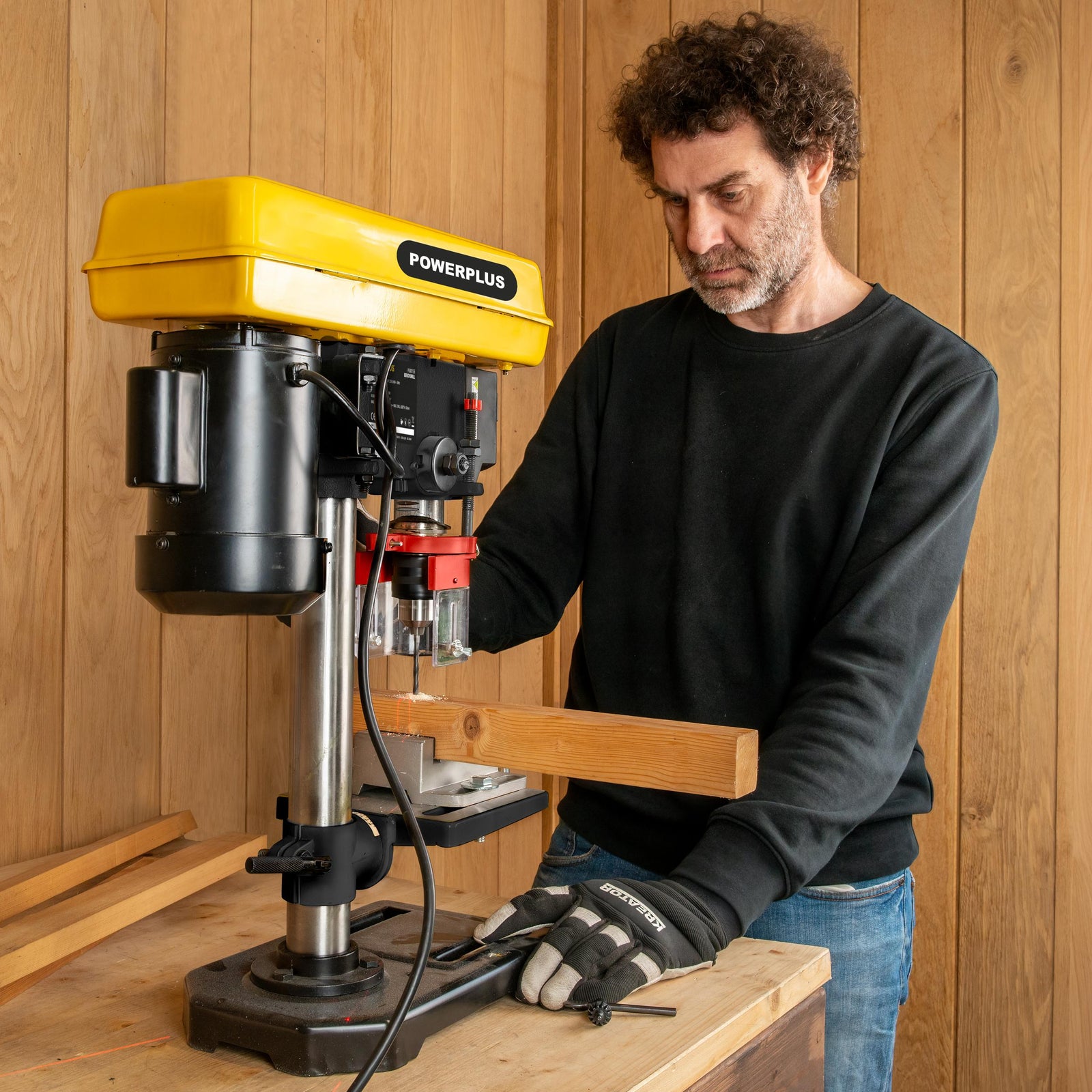 Bænkboremaskine 500W-13mm