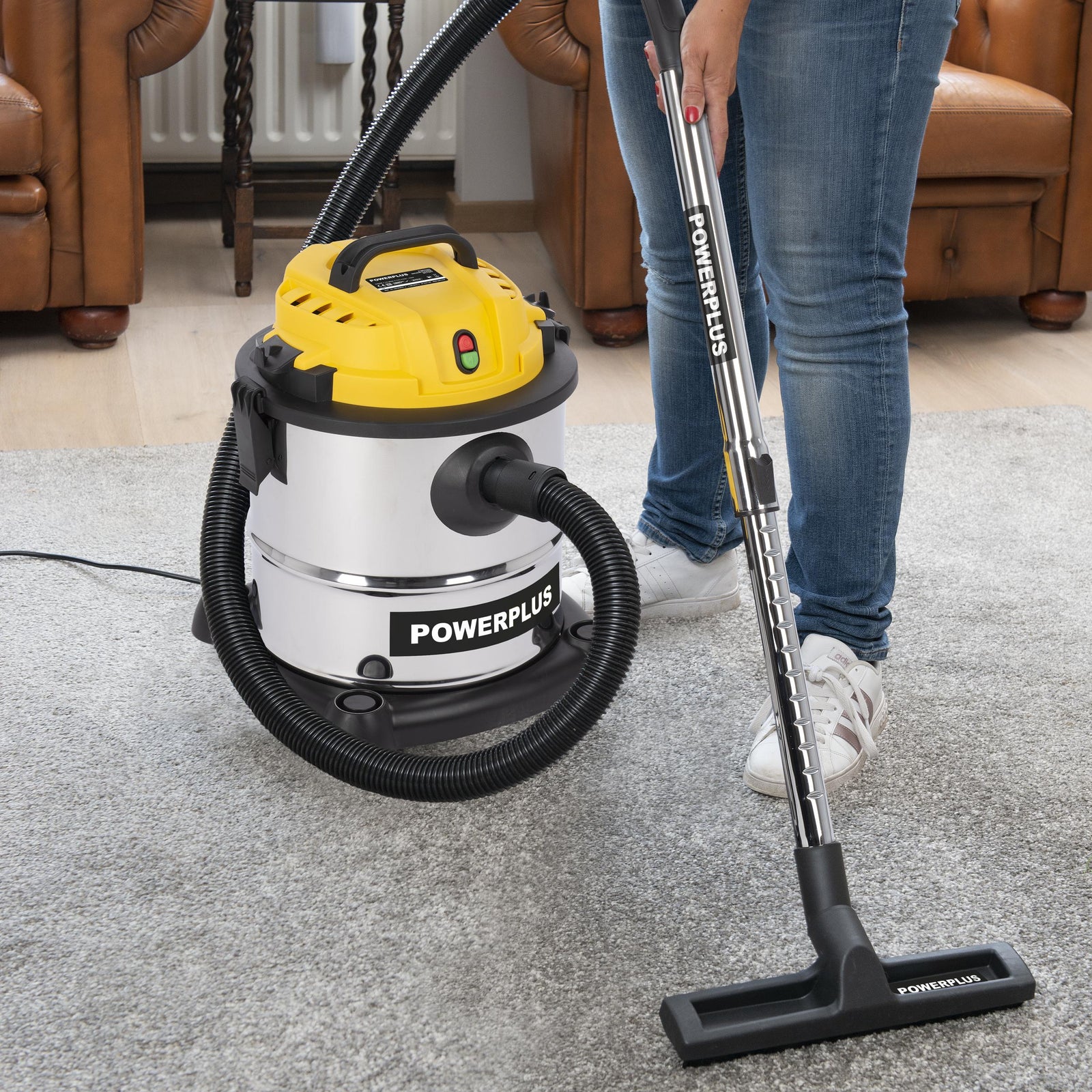 Støvsuger våd/tør 1200 Watt 20 Liter