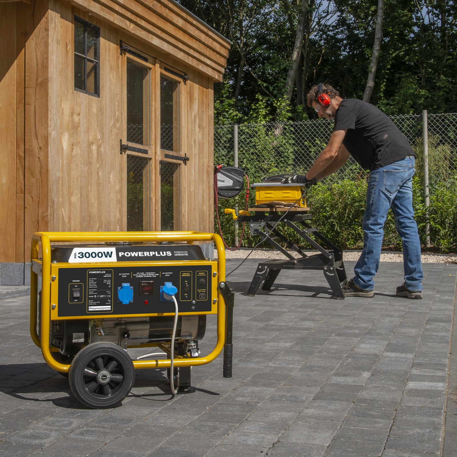 Generator benzin 3000 W 7 hk motor