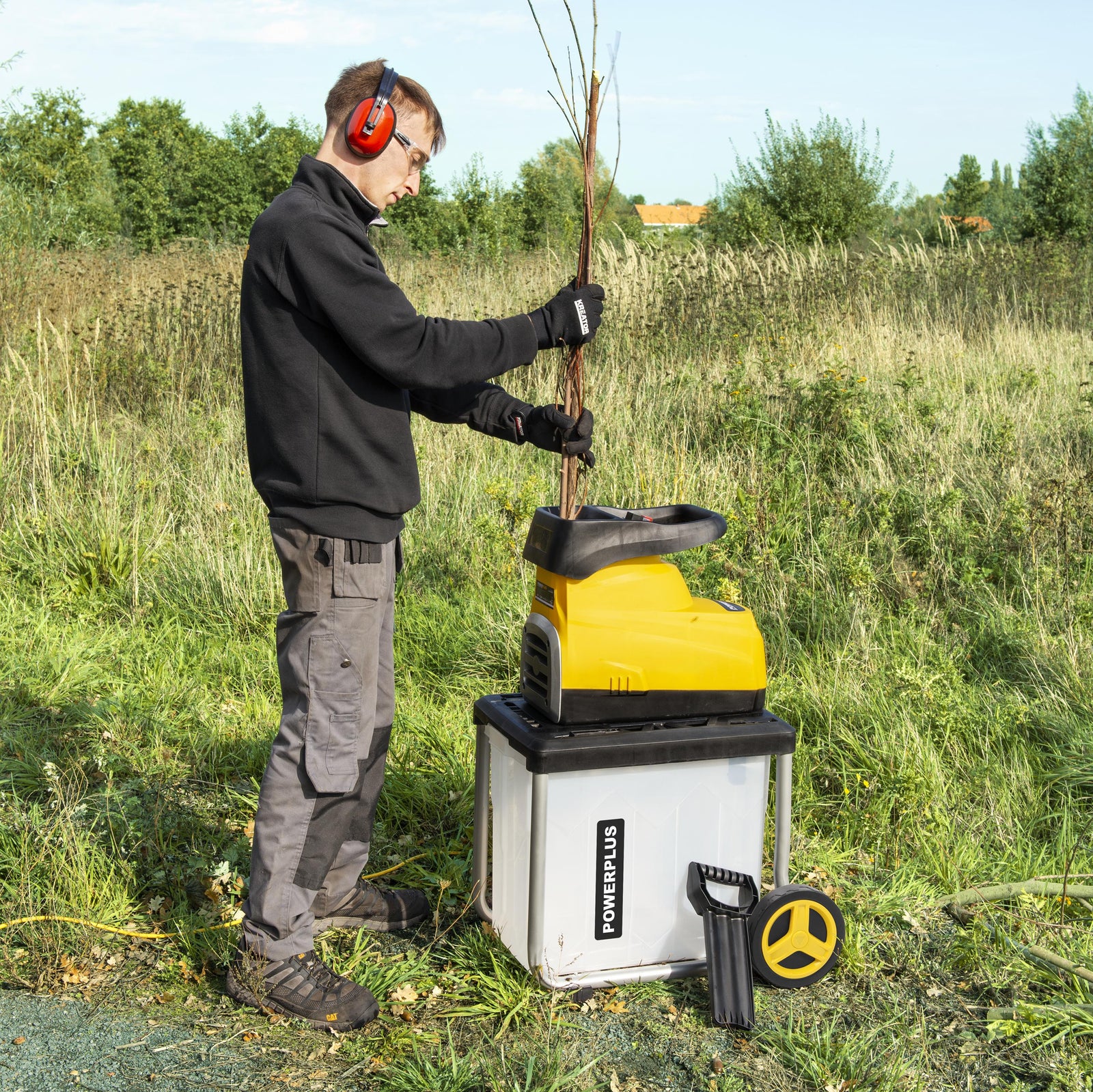 Kompostkværn på hjul 50 liter boks