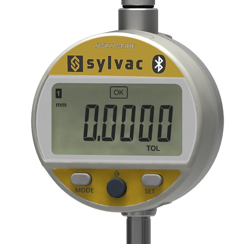 Digitalt måleur S_Dial WORK NANO 25,0 × 0,0001 mm IP54 Bluetooth