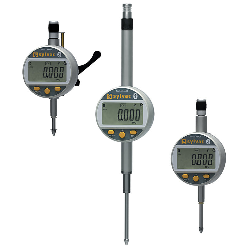 Digitalt måleur S_DIAL WORK SMART 25 × 0,001 mm IP54 Bluetooth