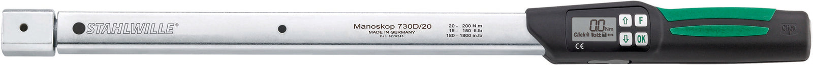 MANOSKOP 730D/20 elektromekanisk momentnøgle 20–200 Nm