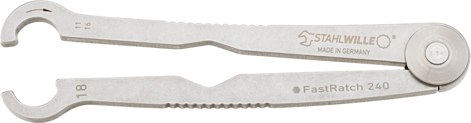 FastRatch 240 åben ringskraldenøgle 18 mm (11/16")