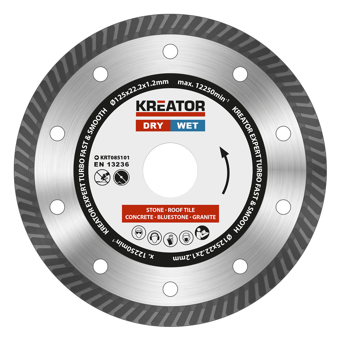 Diamant skæreskive 125 mm EXPERT TURBO