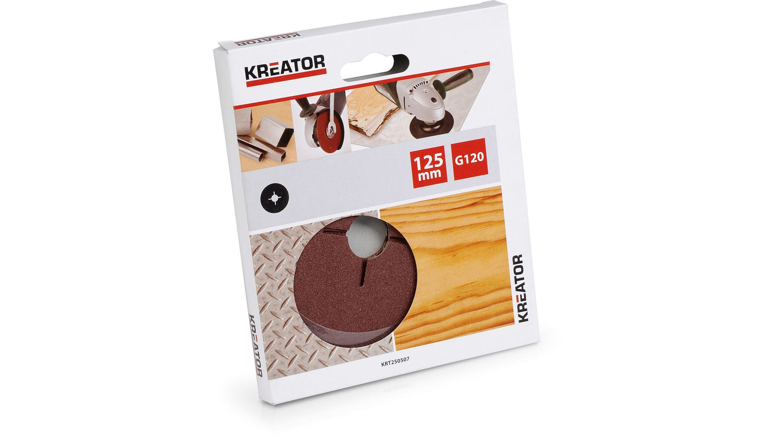 Fiberskive Ø 125 mm korn 120 - 5 stk.