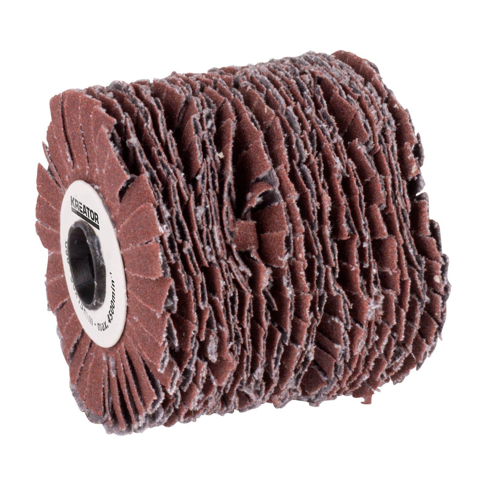 Fleksibelt slibehjul Ø 60 × 60 mm K80 til slibevalse