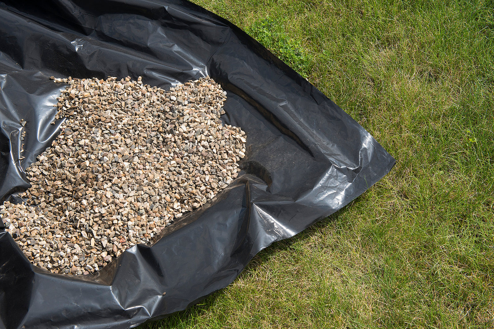 Beskyttelses overdækning sort 0,1 mm 4 m x 6 m
