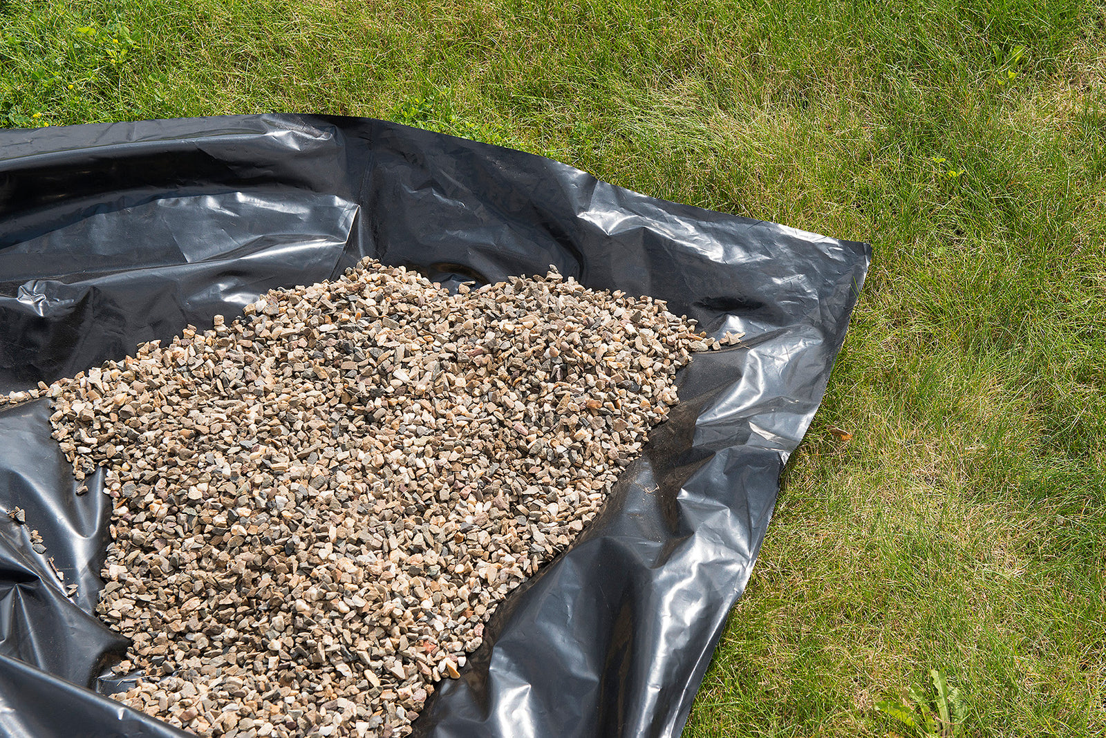 Beskyttelses overdækning sort 0,1 mm 4 m x 6 m
