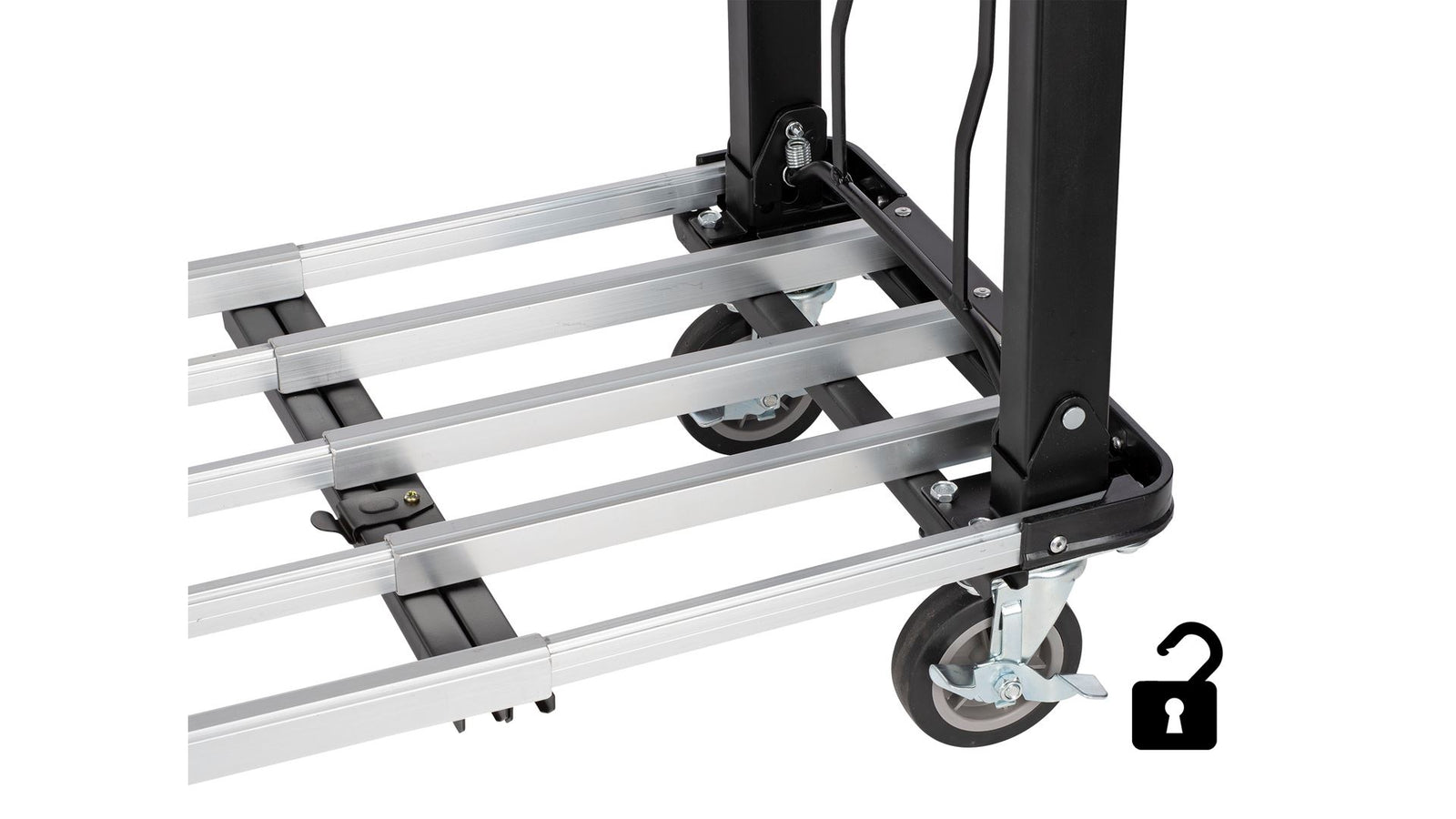 Transportvogn 150 kg justerbar/foldbar