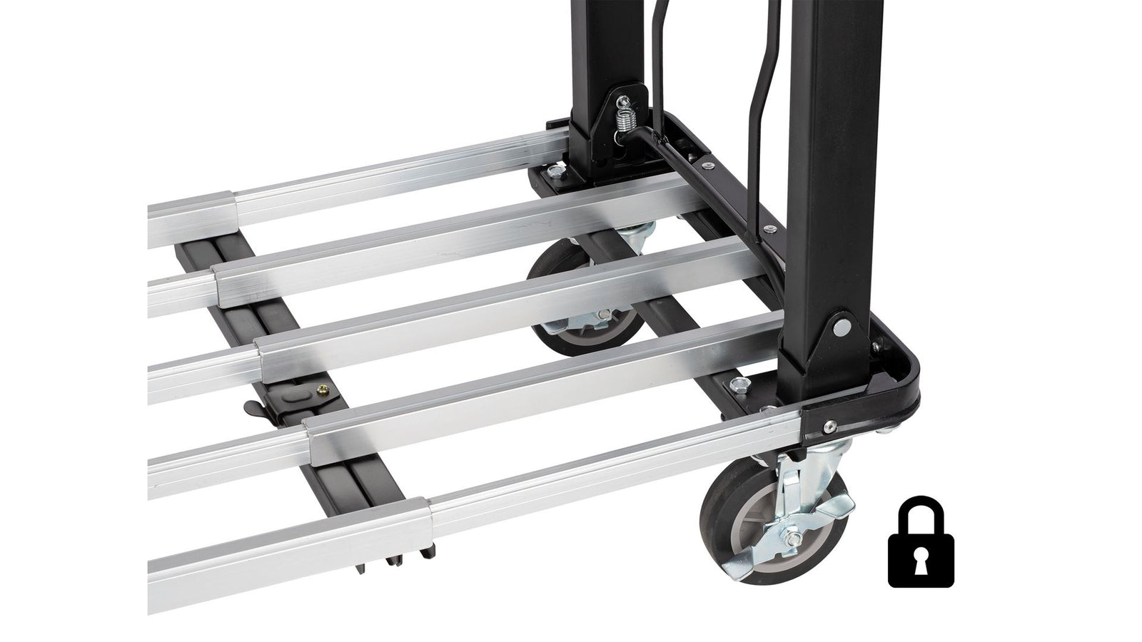 Transportvogn 150 kg justerbar/foldbar