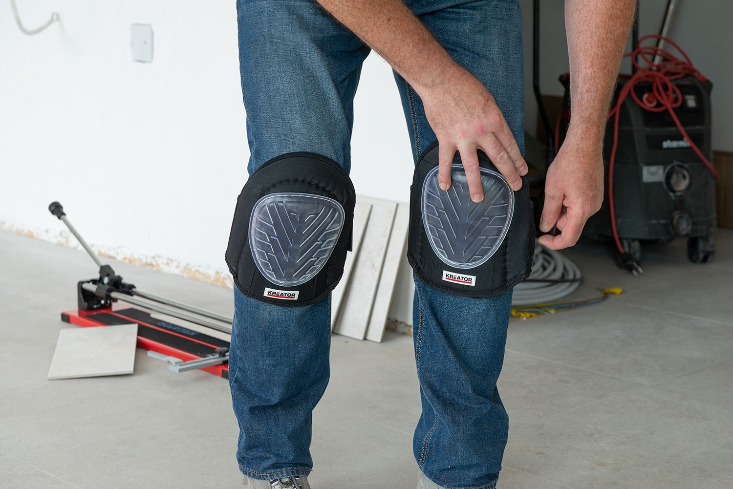 Knæbeskytter 2 stk. GEL med velcro luk