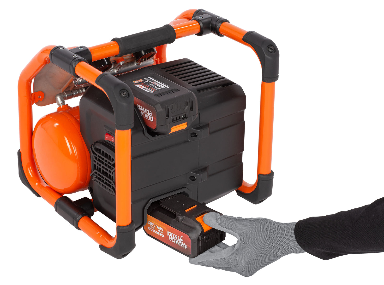 Kompressor 40 Volt x 2 UDEN BATTERI