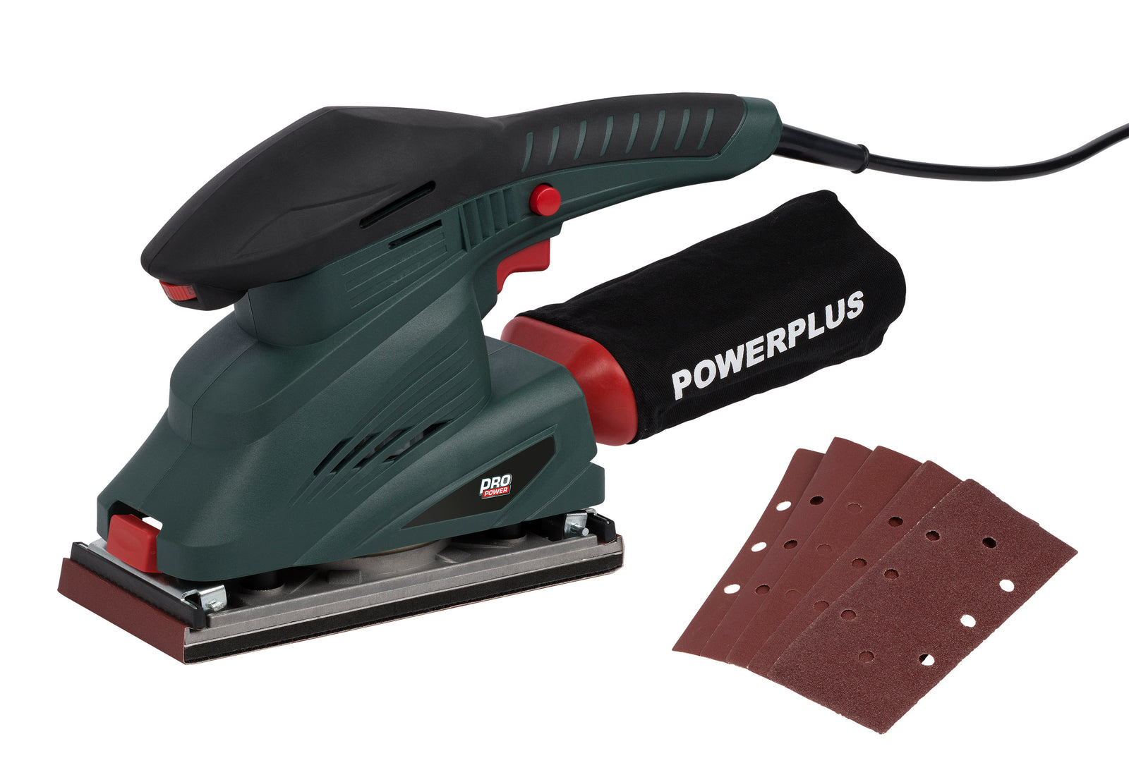 Rystepudser 250 Watt i kuffert + 5 papir
