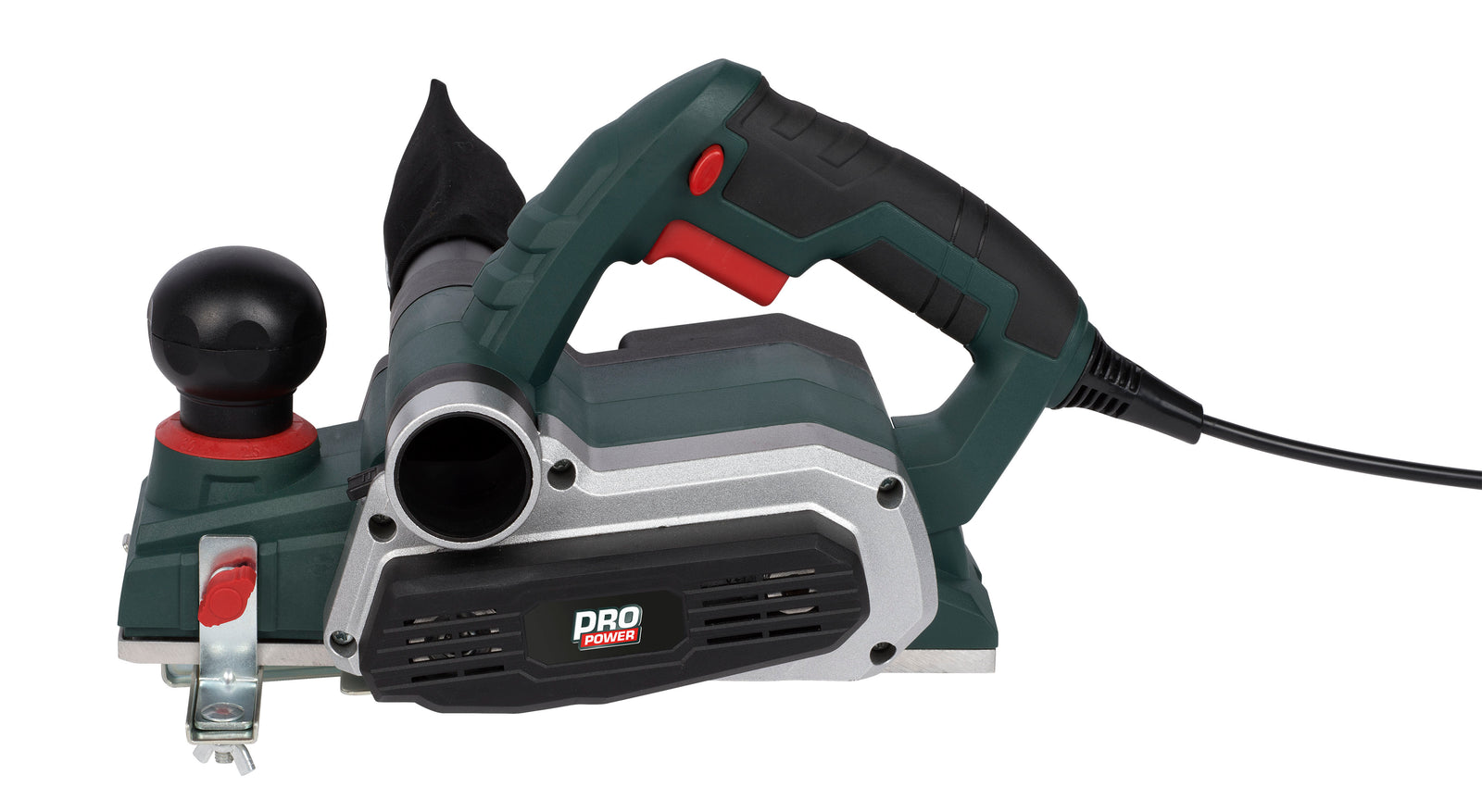 El-høvl 900 W med høvlbredde 82 mm