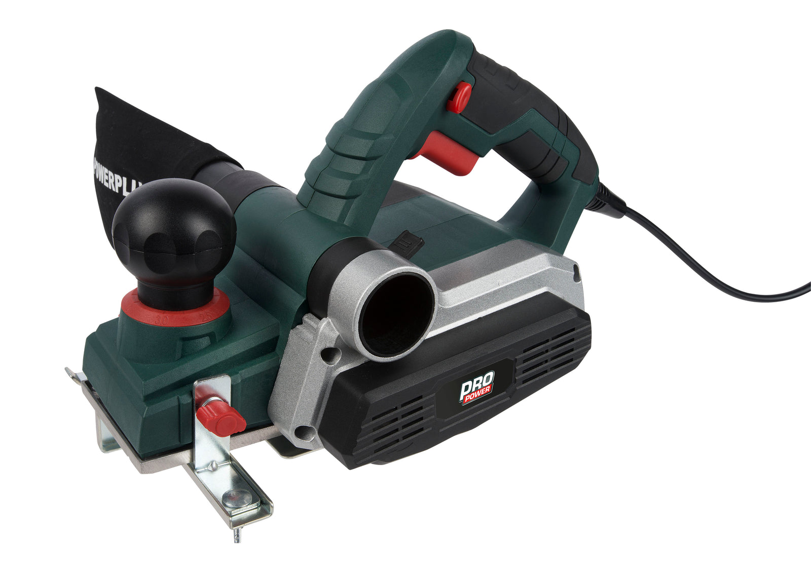 El-høvl 900 W med høvlbredde 82 mm