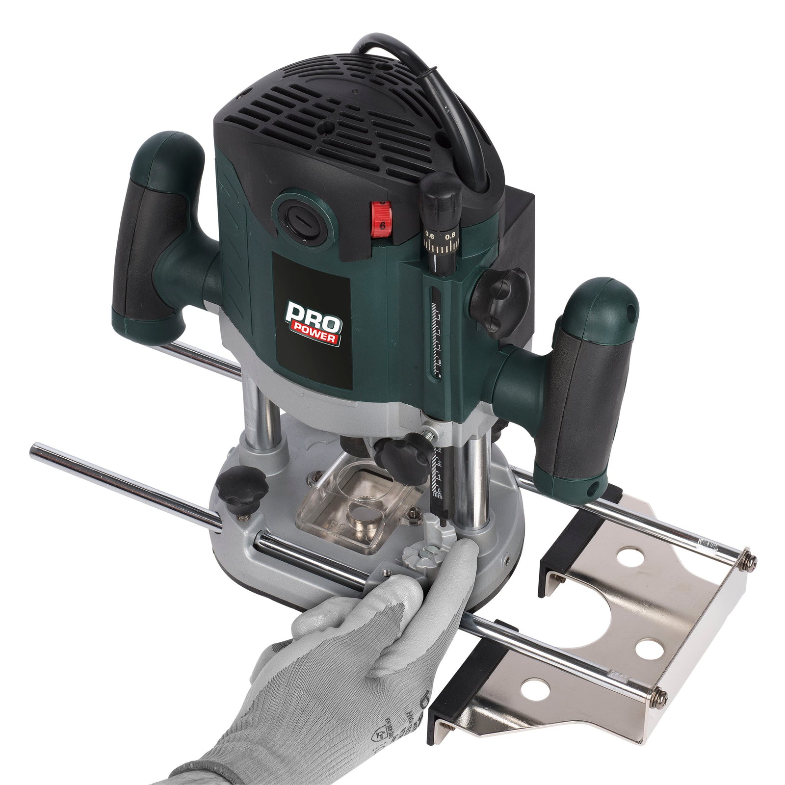 Overfræser 2100 Watt - med 3 opkoblinger