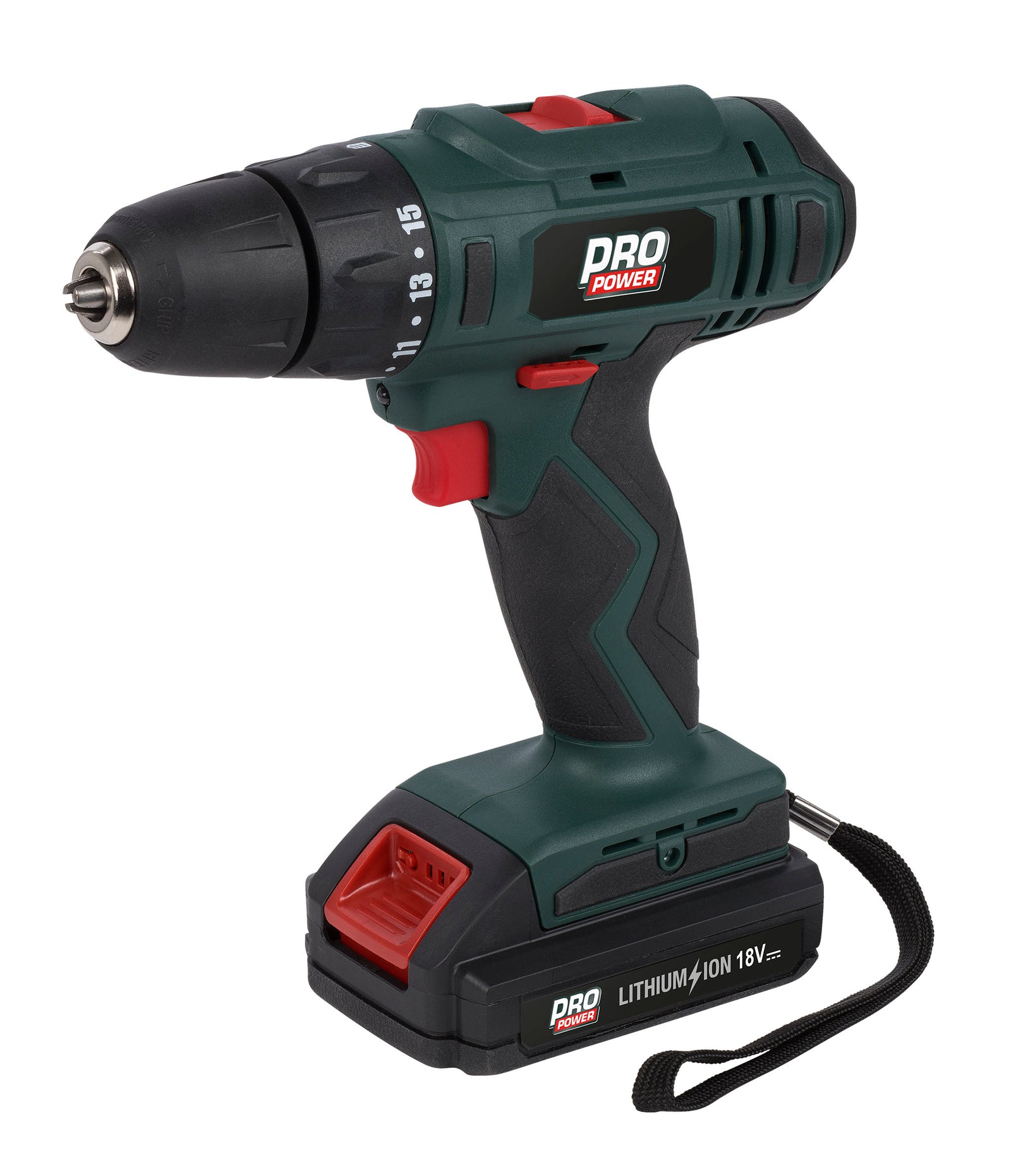 Skruemaskine 18 volt med 2 batterier
