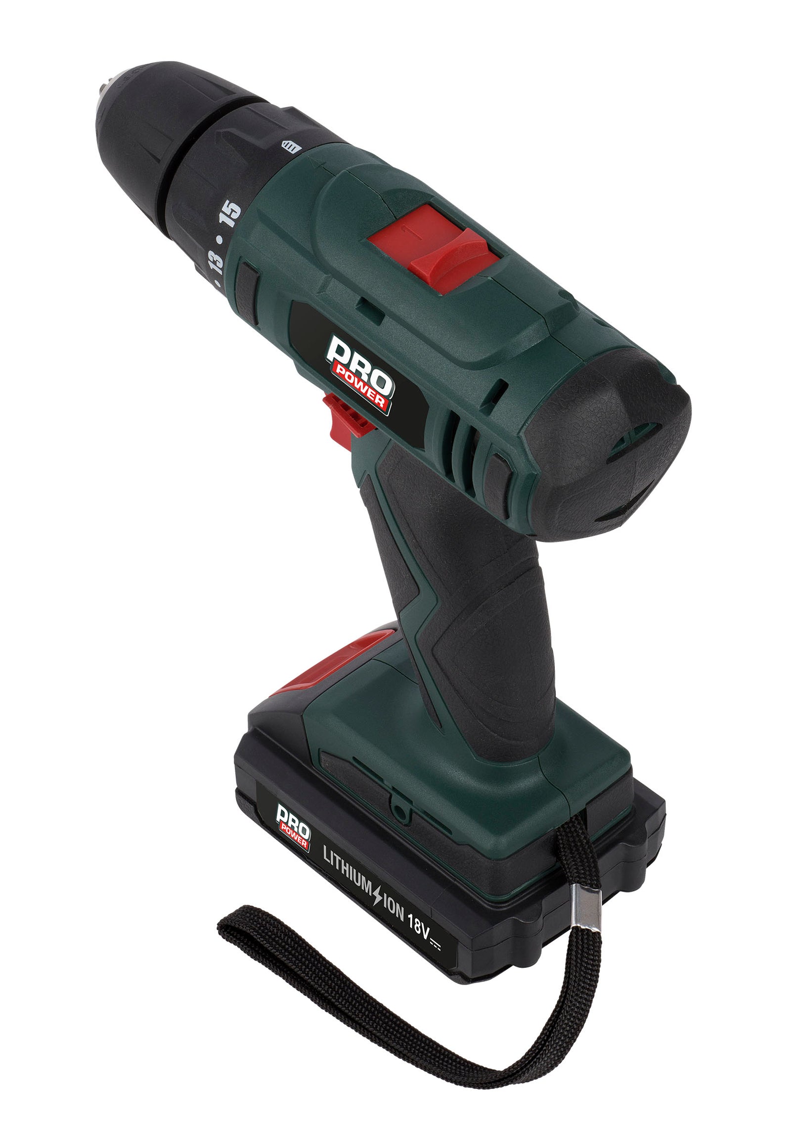 Skruemaskine 18 volt med 2 batterier