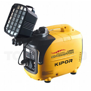 Generator med Inverter & Lygte, 2,2 kW Kipor IG2000S