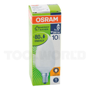 Sparepære E27, 7 Watt Osram DULUXstar mini Candle