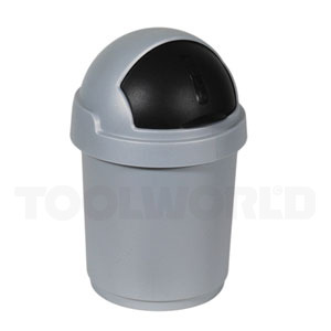 Skraldespand grå/sort, 10 liter Curver Roll top