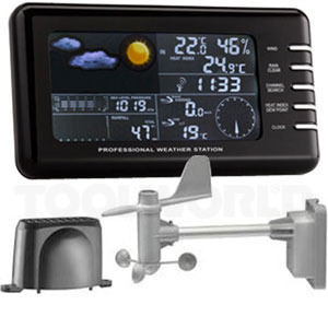 Vejrstation m/regn & vindmåler VENTUS W177