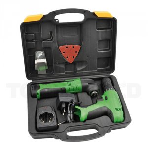 Akku Bore-/skruemaskine & Multisliber 18V-LI POWER CRAFT 