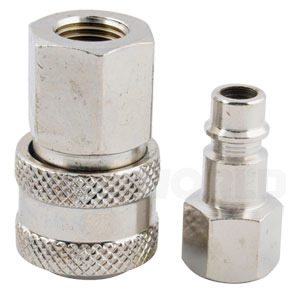 Lynkobling og Nippel 1/4" - indvendig Rawlink 
