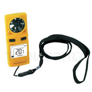 Vindmåler håndholdt med termometer La Crosse WS9500YEL