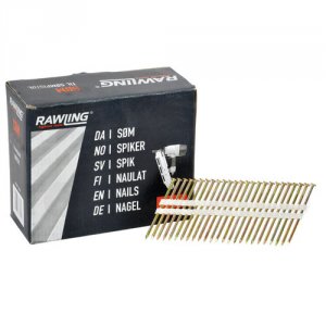 Glatte søm 75 mm el-galvaniseret, 1000 stk. Rawlink 69370