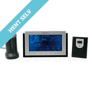 Vejrstation - digital med LCD-farvedisplay, trådløs VENTUS W194