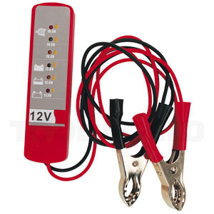 Batteritester, 12 Volt  