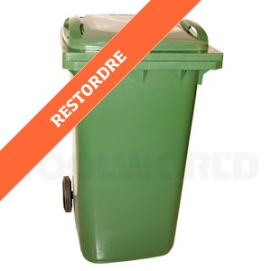 Affaldsbeholder i plast, 240 liter  