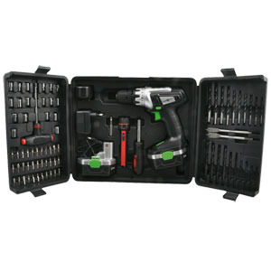 Akku Bore-/skruemaskine med bor/bits, 18V-NiMH POWER CRAFT 