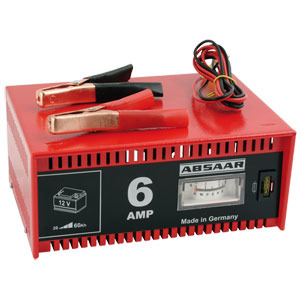 Batterilader, 6 amp  ABSAAR